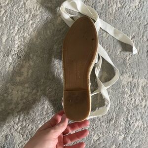Banana Republic Cream Espadrilles